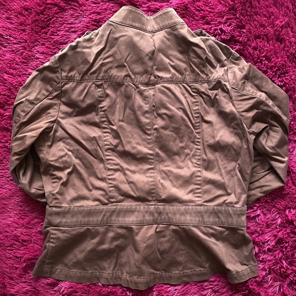 Brown faux denim retro jacket - Picture 5 of 12